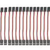 15PCS RC Servo Y Extension Cable 3-Pin Male to 1 Female Y Harness Splitter, 200mm Servo Extension Wire Compatible with JR Futaba JST for RC Car Airplane Helicopter view 1