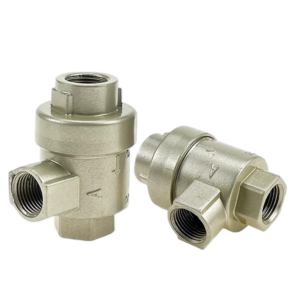 KGETHBZO 1pcs Exhaust Valve XQ170600/XQ171000/XQ171500/XQ172000/XQ172500 Quick Exhaust Valve Cylinder Quick Exhaust Valve(XQ171000 12MM)