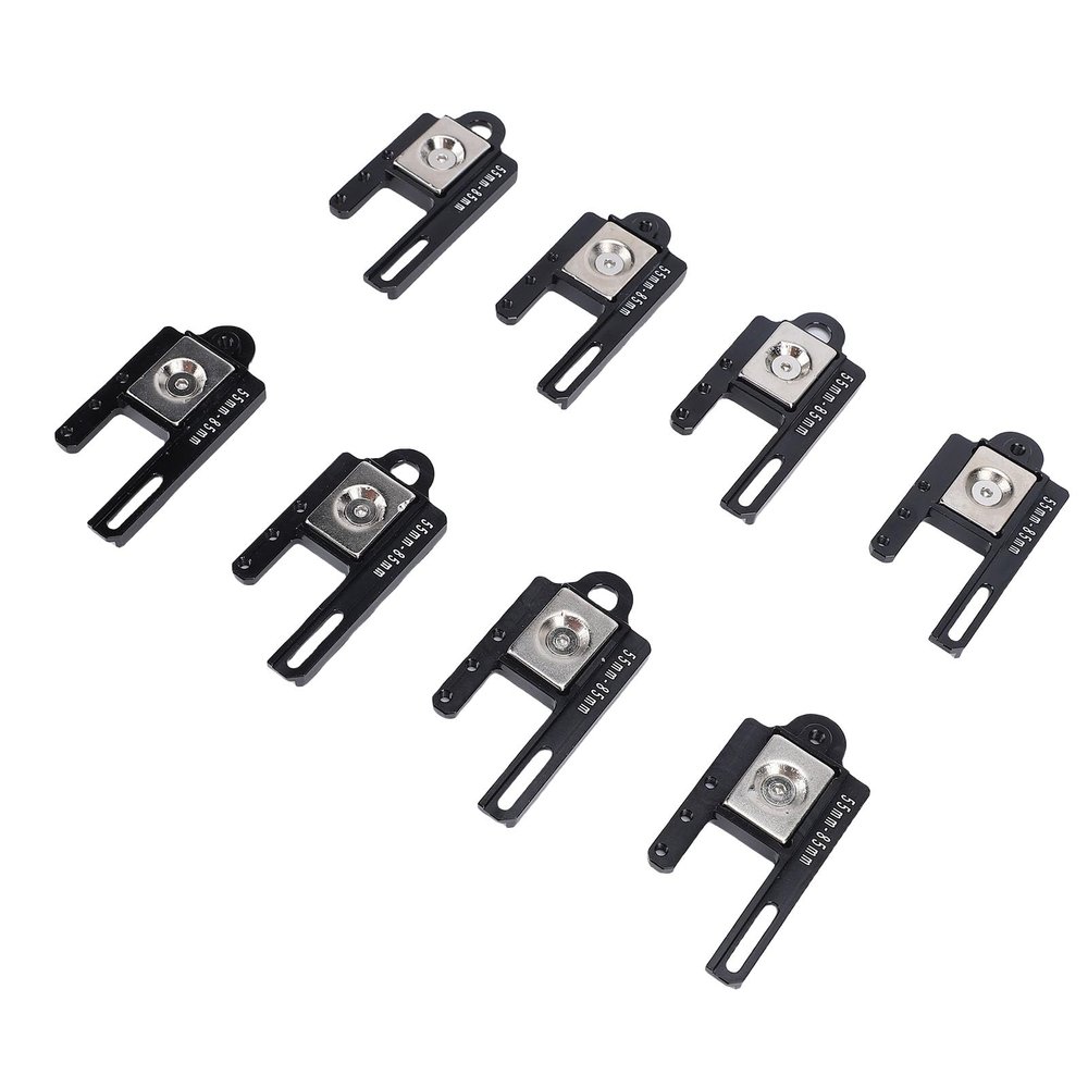 Keenso RC Crawler Body Mounts, 8Pcs Adjustable Magnet Post Kit, Lightweight for 1/8 1/10 RC Cars
