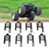 Keenso RC Crawler Body Mounts, 8Pcs Adjustable Magnet Post Kit, Lightweight for 1/8 1/10 RC Cars view 3