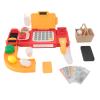 Aqur2020 Cash Register Toy, Intelligent Recognition Voice Pretend Cash Register with Checkout Scanner and Play Food Set for Kids Ages 3 to 8 (Red) view 1