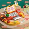 Aqur2020 Cash Register Toy, Intelligent Recognition Voice Pretend Cash Register with Checkout Scanner and Play Food Set for Kids Ages 3 to 8 (Red) view 4