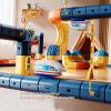Megele 69 Pcs klick Rail Electric Train Set, 2025 New 3D Magic Flexible Race Track Toy, Stem Zero Gravity Rail Cube Toys view 3