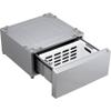 LG Signature WDP8S 29 inch Brushed Platinum Steel Laundry Pedestal with Storage Drawer view 3