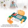 Aqur2020 Cash Register Toy, Intelligent Recognition Voice Pretend Cash Register with Checkout Scanner and Play Food Set for Kids Ages 3 to 8 (Green) view 2