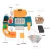 Aqur2020 Cash Register Toy, Intelligent Recognition Voice Pretend Cash Register with Checkout Scanner and Play Food Set for Kids Ages 3 to 8 (Green) view 3