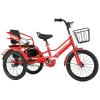 Kids Pedal Bicycle with Double Brakes,Rear Passenger Seat with Belt,Hidden Compartment,3 Wheels Bike Trike for Recreational Cycling, Exercise,Outdoor Picnics,Toddler Tricycle view 1