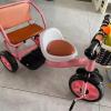 Ride-on Pedal Tricycle,Two Seaters Trike,High Carbon Steel Children's Tricycle,Back Seat with Backrest for Boys and Girls Ages 3+,3 Wheels,Adjustable Seat view 3