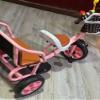Ride-on Pedal Tricycle,Two Seaters Trike,High Carbon Steel Children's Tricycle,Back Seat with Backrest for Boys and Girls Ages 3+,3 Wheels,Adjustable Seat view 4