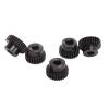 48DP Pinion Gear Set 5.0mm, RC Motor Pinion Gear, Molybdenum y Steel, 25T 26T 27T 28T 29T Black Gear Set for 1/10 RC Car, hining with view 2