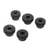 48DP Pinion Gear Set 5.0mm, RC Motor Pinion Gear, Molybdenum y Steel, 25T 26T 27T 28T 29T Black Gear Set for 1/10 RC Car, hining with view 3