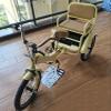 Tandem tricycles with Back seat,Back seat with Belt,Dual Brake,Ride-on Trike with Pedals,Front and Back Baskets,3 Wheels Bicycle,Saddle and Handlebar Height Adjustable view 2