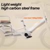Tandem tricycles with Back seat,Back seat with Belt,Dual Brake,Ride-on Trike with Pedals,Front and Back Baskets,3 Wheels Bicycle,Saddle and Handlebar Height Adjustable view 3