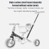 5 in 1 Tricycle Stroller with Parent Push Handle,Parent Steering Push Trike,Quick Deformation,seat with Belt,Rubber Wheels view 2