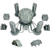 7 Peice Battle Terrain with 1 Bonus Piece - Tabletop Wargame Set - Includes 1 Grimdark Super Computer, 2 Sci-fi Crates, 2 Industrial Exhaust Vents, 2 Futuristic Pallets Loaded with Hi-Tech Canisters view 1