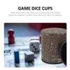 Beaupretty 2Pcs Leather Dice Cups Dice Holder for Table Game Props Party Entertainment Supplies Compact Lightweight Design for Travel and Large Gatherings view 4