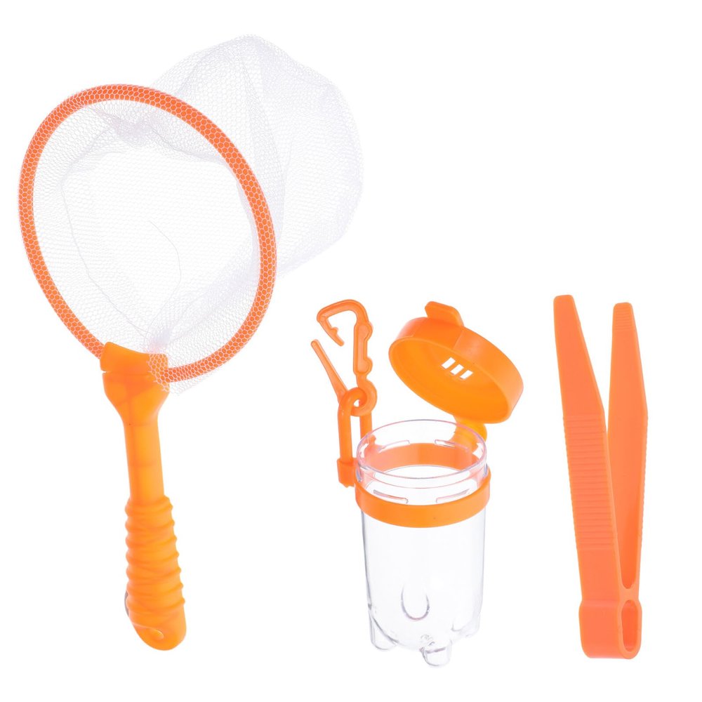 Abaodam Bugs Catching Kit with Butterfly Net Observation Bottle and Tweezers for Outdoor Exploration and Science Learning Educational Nature Study for Boys