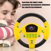 Semme Kids Steering Wheel Toy with Sounds and Lights Simulated Driving Controller for Toddlers Suction Cup Dynamic Music (Yellow) view 4