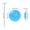 BESPORTBLE 2pcs Circus Juggling Plates with Sticks for Beginners Spinning Skill Development Eye-catching Red and Performance Props for Party Entertainment and Clown Tricks view 2