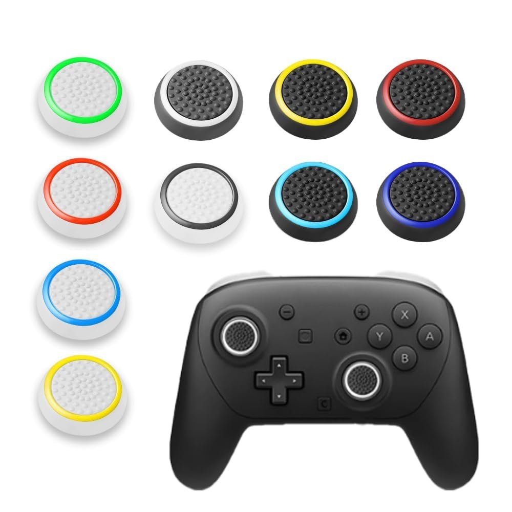 20 pcs Thumbstick Grip Caps  Universal Silicone Controller Covers  Enhanced Grip, Precision & Protection  Anti-Slip Joystick Accessories for Modern Game ControllersLook at the main image to adapt