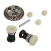 12T 24T 38 Gear Differential Gear Combo Set, Pinion Gear Sets for ZD 1/16 RC Cars, Weight Pla and Steel Pinion Motor Gear Shaft, Replacement view 2