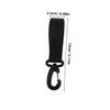 Abaodam 12pcs Rotatable Stroller Hooks Non-Slip Hangers for Diaper Bags Shopping Bags and Wheelchairs Multi-Purpose Organizer Clips for Strollers Joggers and Walkers view 3