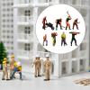 FytStycale 8X 1:64 Worker People Figures Tiny People Creative Miniature Figurines for Micro Landscape Architectural Desktop Decorations view 2