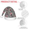 DRTGEDS American Football Printing 14.2 X 11 Inch Santa Hat Christmas Winter Holiday Party Headwear Accessories Supplies view 4