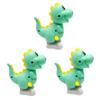 CVUTOVO 3Pcs Wind-up Dinosaur Cartoon Animal Playthings Fun Jumping Running Educational Design Safe Random Color view 1