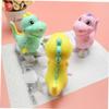 CVUTOVO 3Pcs Wind-up Dinosaur Cartoon Animal Playthings Fun Jumping Running Educational Design Safe Random Color view 4