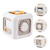 FOYTOKI Montessori Busy Cube for Sensory Learning Activity Cube with Fine Motor Skill Development Safe Construction Bright Design for Hand-Eye Coordination and Critical Thinking Travel view 3