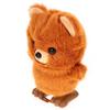 CVUTOVO Wind-up Animal Bear for Jumping Clockwork Plaything Compact Plush Simulation Fun Garden Decoration Enhances Hand Skills and Intelligence view 1