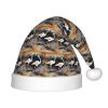 DRTGEDS Two Japanese Cranes Flying Traditional Painting Printing 14.2 X 11 Inch Santa Hat Christmas Winter Holiday Party Headwear Accessories Supplies view 1