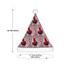 DRTGEDS Red Chicken Printing 14.2 X 11 Inch Santa Hat Christmas Winter Holiday Party Headwear Accessories Supplies view 3