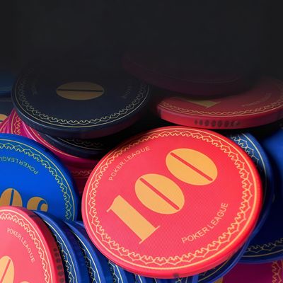 HOLSM-III Top Ceramic Piece Poker Chips Set with Elegant Case, Professional Poker Chips for Ideal for Home Poker, Board Games, Math Counting (300 Piece, Large)