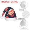 DRTGEDS Outer Space Planets Printing 14.2 X 11 Inch Santa Hat Christmas Winter Holiday Party Headwear Accessories Supplies view 4