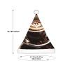 DRTGEDS Hot Coffee With Coffee Bean Printing 14.2 X 11 Inch Santa Hat Christmas Winter Holiday Party Headwear Accessories Supplies view 3