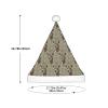 DRTGEDS Alpaca Llama Printing 14.2 X 11 Inch Santa Hat Christmas Winter Holiday Party Headwear Accessories Supplies view 3