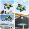 4DRC V32 Foam Remote Control Airplanes with 3 Batteries, RC Planes for Kids Adults 8-16, RC Airplane Fighter Jet with Light, 360 Flip Fighter Jet Toys, Stunt Roll, Airplane Toy Gifts for Kids Boys view 3
