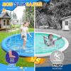 127inch Extra Large Non-Slip Splash Pad Sprinkler for Kid and Dog, Kid Outdoor Toys for Ages 3-12 Boys Girls, Kiddie Dog Pool, Summer Outdoor Water Kids Toys, Parent Games, Backyard, Lawn view 2