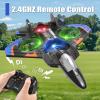 4DRC V32 Foam RC Planes with 3 Batteries, Remote Control Airplanes for Kids Adults 8-16, RC Drone Airplane Helicopter Jet with Light, 360 Flip, Stunt Roll, Airplane Toy Gifts for Kids Boys Adults view 4