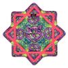 First Earth Flow Star - Dapo Star - UV Reactive - 25" - Beginner to Expert Flow Toy - Spinning Rave Prop (Cheshire Dreams) view 1