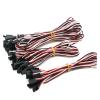 BHUPWZE 15cm 30cm 50cm Servo Extension Cable Wire 3-Pin Cord Male to Female(20PCS 15CM) view 3
