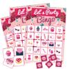 24 Players Pink Shower Girl Party Bingo Game for Adults Girls Women, Bachelorette Party Favors Supplies Decorations,Holidays Friends Gatherings, Sleepover Party Games, Pajama Party Decorations 02 view 1