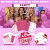 24 Players Pink Shower Girl Party Bingo Game for Adults Girls Women, Bachelorette Party Favors Supplies Decorations,Holidays Friends Gatherings, Sleepover Party Games, Pajama Party Decorations 02 view 4