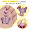 24 PCS Valentine Day Gifts Cards with Cute Fun Animals Insect Keychains for Kids Non Candy Valentines School Classroom Exchange, Party Favors, Gift Exchange, Game Prizes for Boys Girls view 3