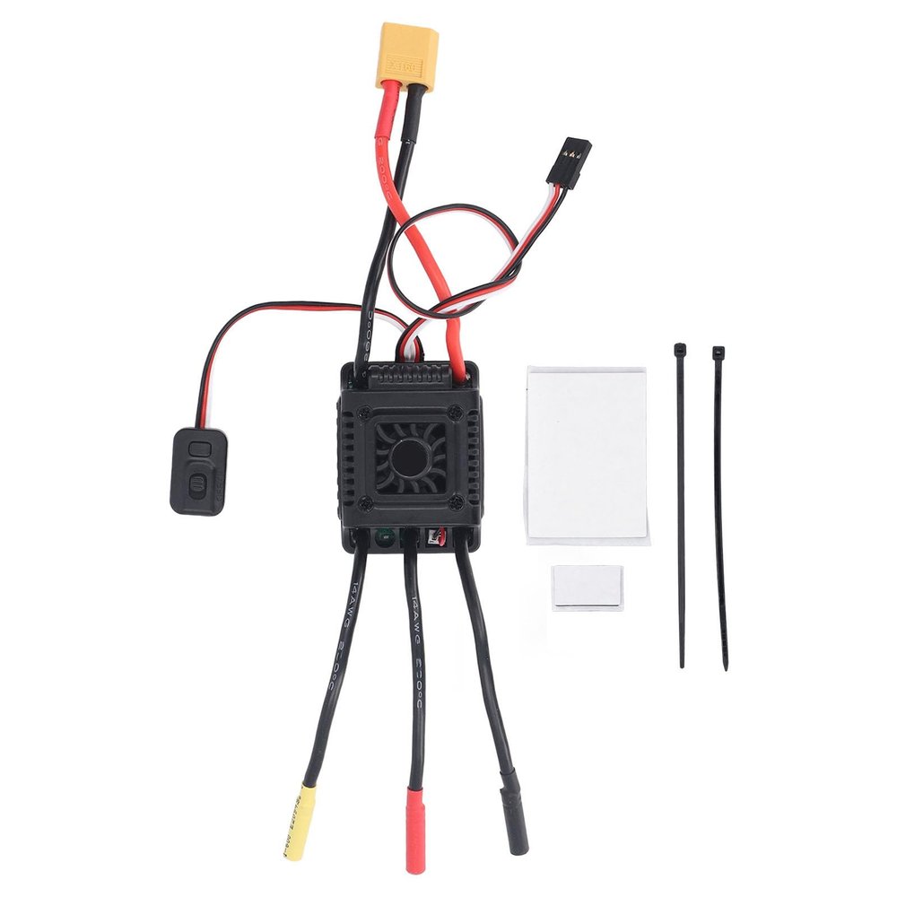 45A RC Bless ESC, 1/10 RC Car ESC, Performanc Controller with Braking Force, Exal Programming Port, Trucks and