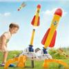 Rocket Launcher for Kids, 6 Rockets - Fun Backyard & Outdoor Kids Toys Gifts for Boys & Girls - High Flying Toy Foam Blaster Set - Multi-Player Adjustable Launch Stand (Double Rocket Launcher) view 2