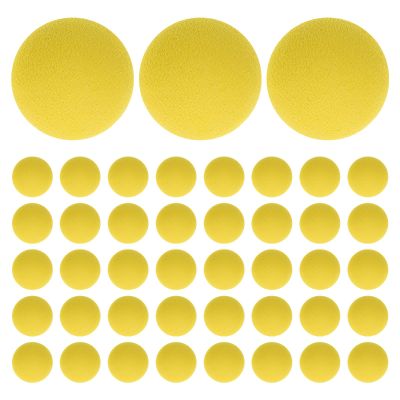 HEANUJJ 50PCS Shoot Ball: 2cm Soft EVA Foam Projectiles - Lightweight Toy Blaster Refill Balls - Replacement Pellets for Launcher Games Target Practice Yellow