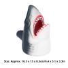 Aqur2020 Shark Hand Puppet, Soft Storytelling Role Play Shark Head Glove Toy with Movable Jaw for Birthdays Holidays Parties view 2